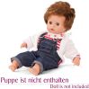 Cowboy klapbukser med stribet bluse - Tøj til dukke (30-33 cm) - Götz