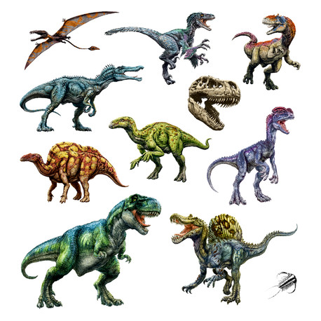 T-rex World - Dinosaur tatoveringer - Spiegelburg