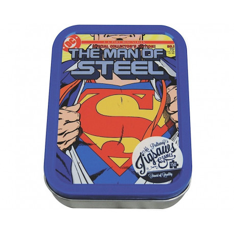 Superman i metal æske - Mini puslespil 150 brikker