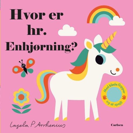 Hvor er hr. Enhjørning? - Titte-bøh bog med spejl - Carlsen