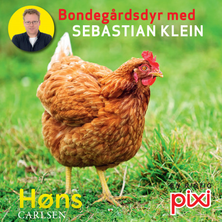 Høns Pixi bog - Bondegårdens dyr med Sebastian Klein - Carlsen