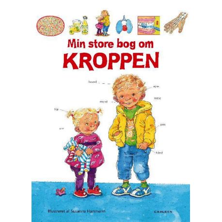 Min store bog om kroppen - Stor flapbog - Carlsen