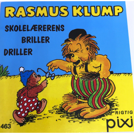 Rasmus Klump Skolelærens briller driller - Pixi bog - Carlsen