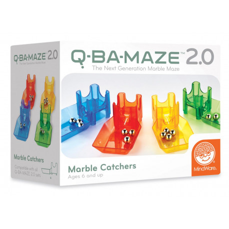 Q-Ba-Maze Marble Catchers - Tilbehør til kuglebane - MindWare