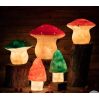 Stor rød paddehat lampe - Svampelampe - Heico