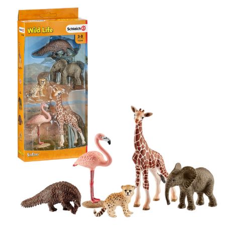 Wild life - Dyremiks 6 stk - Figurer - Schleich