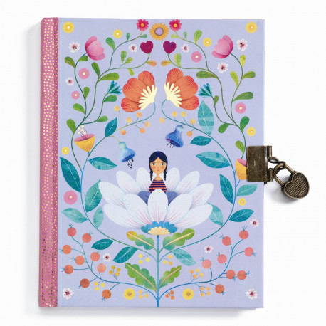 Marie dagbog med lås og magisk pen - Djeco