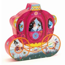 Prinsessekarreten - Silhuetpuslespil 54 brikker (5-6 år)
