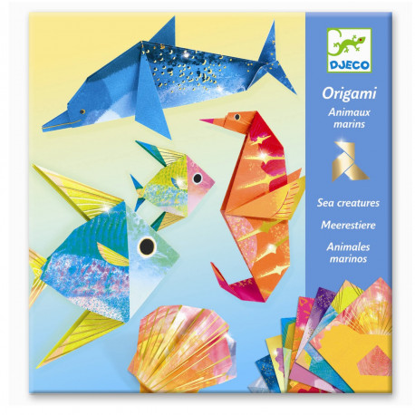 Havdyr - Origami figurer - Djeco