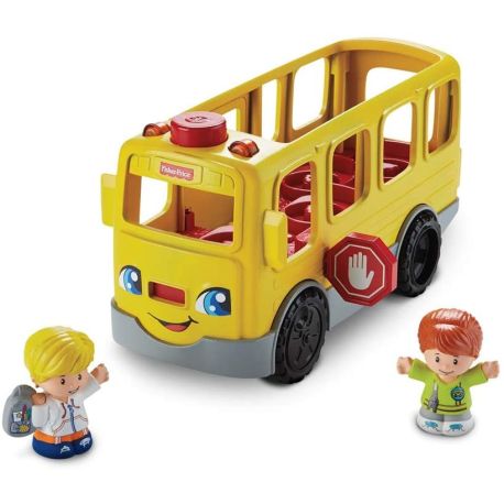 Skolebus med dansk sang, lyd & lys - Little People - Fisher-Price