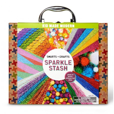 Sparkle Stash - DIY kreativ kuffert - KID MADE MODERN