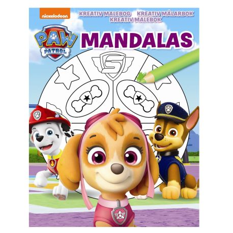 Paw Patrol Mandalas malebog - Karrusel Forlag