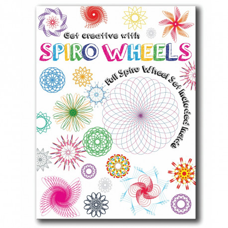 Spiro Wheels - Spiralsæt med gel pens - Karrusel Forlag