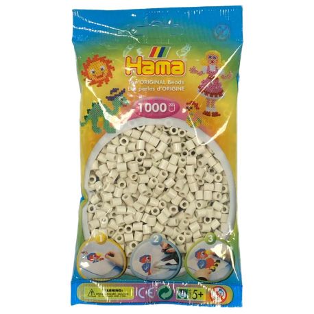 Kit (skyhvid) - 1000 stk. midi perler i pose - Hama