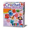 Lær at hækle dine egne brocher med dyr - 4M