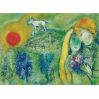 The Lovers of Vence Marc Chagal - Kunstpuslespil 1000 brikker - Eurographics