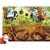 Dyrene i haven - Puslespil 48 brikker - Crocodile Creek
