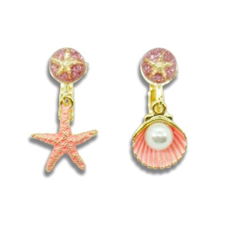 På stranden - Øreringe med clips - Milk x Soda