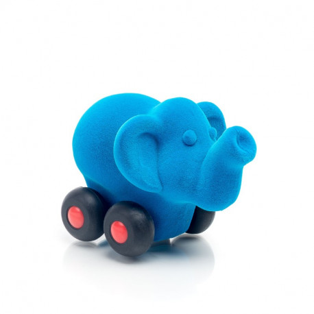 Blå elefant - Dyr på hjul - Rubbabu