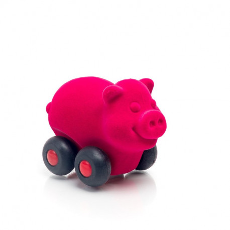 Pink gris - Dyr på hjul - Rubbabu