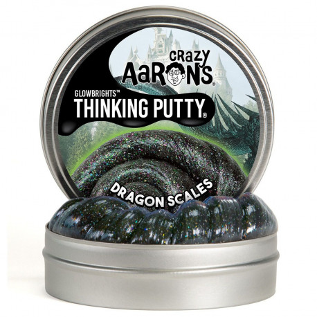 Dragon Scales - Stor GlowBright Thinking Putty slim - Crazy Aarons