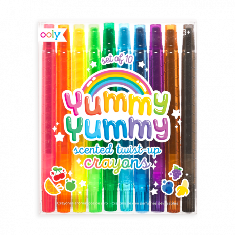 10 Yummy Yummy skrue-frem farver med frugtduft - Ooly