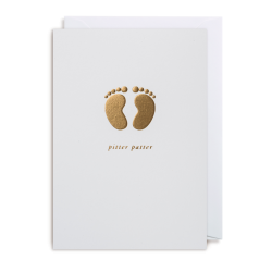 Pitter Patter Baby- Kort & kuvert - Lagom