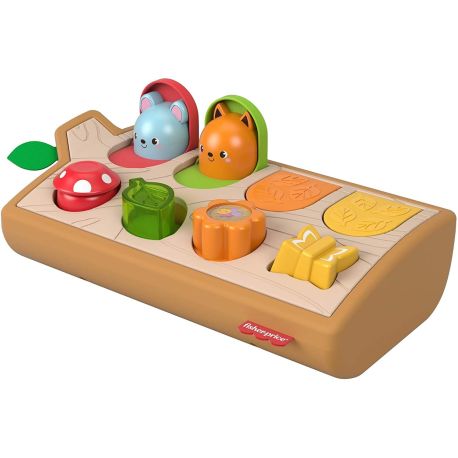 Hide & Peek Pop-up bænk med dyr - Fisher-Price