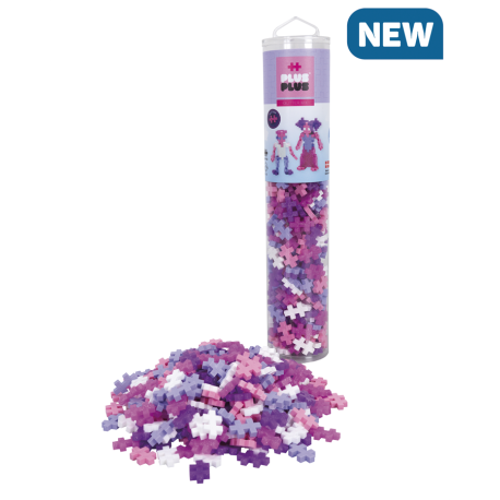 240 stk. GLITTER MIX - Mini Plus Plus klodser i rør