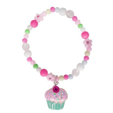Cutie cupcake armbånd - Ass. farve - Great Pretenders