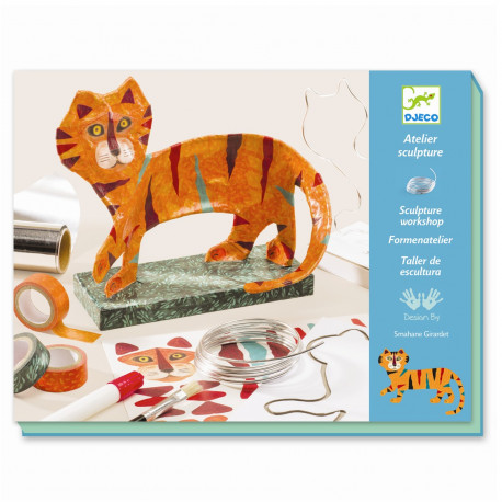 Lav en Tiger - Skulptur værksted - Djeco