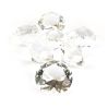 1 stk. lille hvid diamant - Glas 3 cm