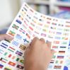 Verdens flag 7-12 år - Plakat med 1600 stickers - Poppik