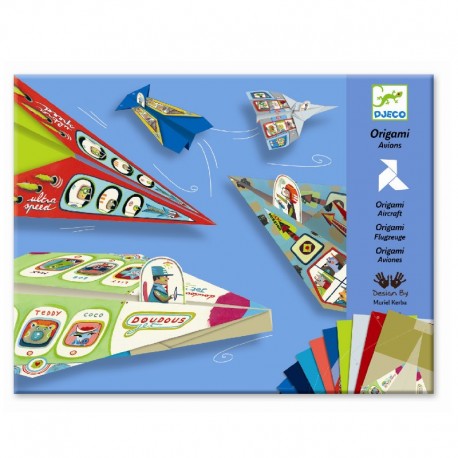 Flyvemaskiner - Origami (7-12 år) - Djeco