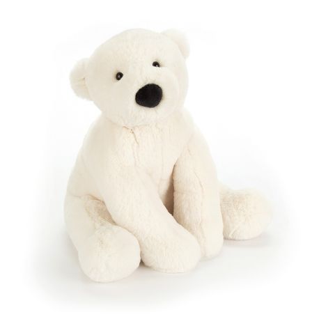 Perry isbjørn - Ultrablød medium bamse - Jellycat