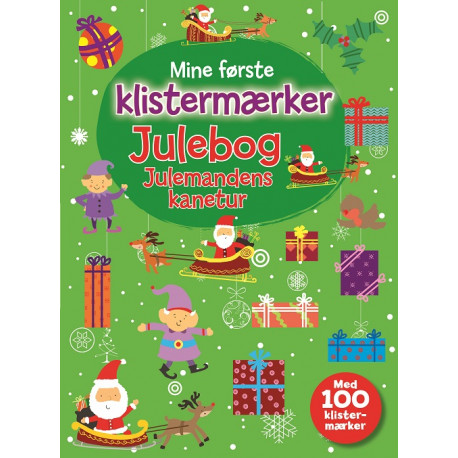 Julemandens kanetur - Julebog med klistermærker - Karrusel forlag 