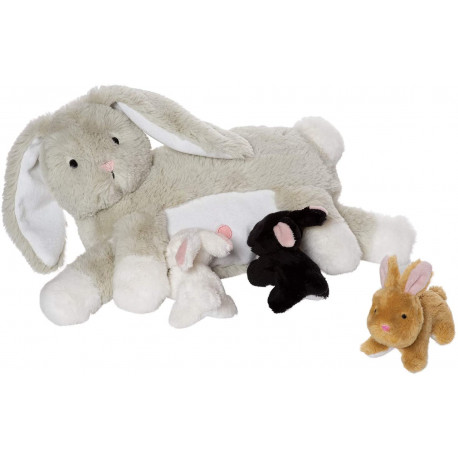 Kanin med 3 unger - Bamser - Manhattan Toy
