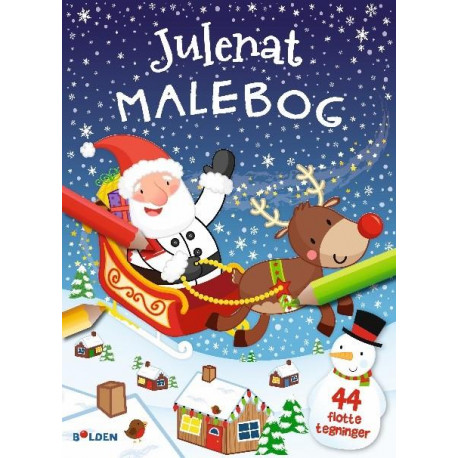 Julenat - Malebog - Forlaget Bolden