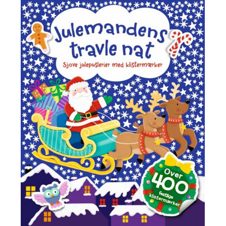 Julemandens travle nat - Aktivitetsbog med klistermærker - Forlaget Bolden