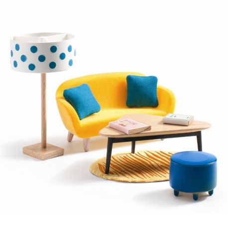Stuen - Petit Home dukkehusmøbler - Djeco