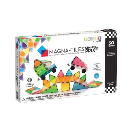 50 stk. byggemagneter i frostede farver - Magna-Tiles