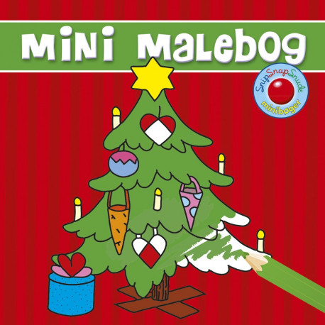 Mini Malebog om jul - Snip Snap Snude bog - Forlaget Bolden