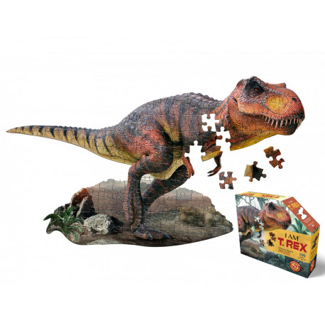 I Am T-Rex Dinosaur - Puslespil 100 brikker - Madd Capp Puzzles