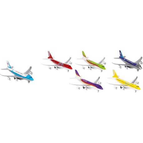 Flyvemaskine med lys der blinker og lyd