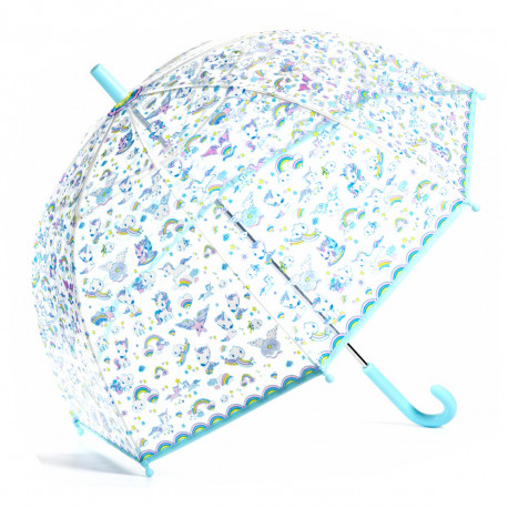  Enhjørninger - Paraply til børn - Djeco
