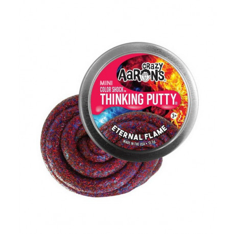 ETERNAL FLAME - Mini Color Shock Thinking Putty slim - Crazy Aarons