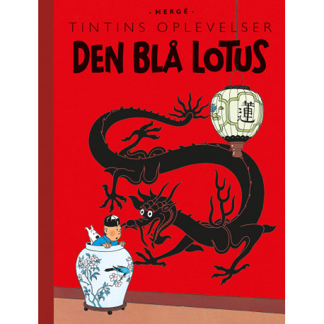 Tintin: Den Blå Lotus - Indbundet - Forlaget Cobolt