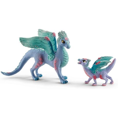 Blomsterdrage & baby - Figurer - Schleich