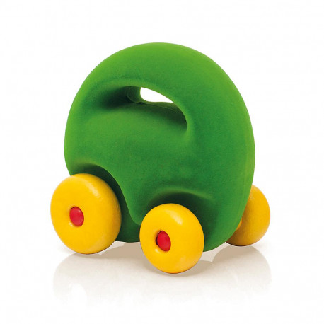 Grøn Mascot - Bil med håndtag - Rubbabu
