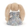 Lottie kanin med blomstret kjole - Bamse - Jellycat